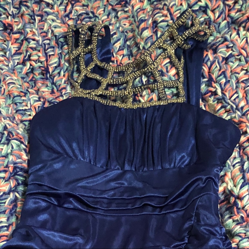 Royal blue dress wore once